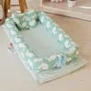 Newborn Baby Sleeping Multi-Function Folding Anti-Pressure Bionic Nest Unisex Bed Crib MAR15