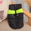 Autumn Winter Dog Warm Waistcoat Apparel Pet Dog Vests Coats with Leashes Rings Dogs Clothes