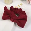 INS 7 cores Mulheres Meninas Inverno Velvet headband elástico anel de cabelo Ties Acessórios rabo de cavalo titular Hairbands coelho, orelhas de coelho Scrunchies