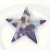 20Pcs 40MM Acetate Star Shape DIY Earrings Pendants Pendulum Ornaments Acetic Acid Fresh Powder For Jewelry Making Accessories