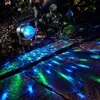 Sol Laser Light Magic Disco Ball Jul LED-projektor Ljus Coloful Rotate Solar LED Stage Light för X-Mas Holloween Party