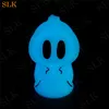 Exquisite Design Hookah Ghost Vorm Luminous Nieuwe Pijpen Siliconen Glass Olie Pijpen Water Pijp Glas Bong Rook Dabber Tool