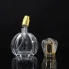 50ml glas Clear Refillable Portable Exempel Parfymflaskor Travel Spray Atomizer Tom Parfymflaska Snabb leverans F2295