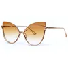 Nouveau Cat Eye lunettes de soleil femmes hommes personnalité luxe 2020 mode papillon Cateye femme lunettes nuances UV400 Vintage lunettes