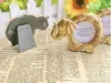 베이비 샤워는 행운의 황금 코끼리 사진 프레임 골드 액자 생일 파티 공짜 선물을 부탁