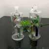 New Strawberry Silent Twin Glass Hotpot Wholesale Glass Water Pipes Tobacco Accessories Ash Catcher