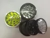 CNC metal sharp stone herbal grinder smoking grinders for tobacco sharpstone 40mm/50mm/55mm/63mm window clear top herb grinder