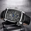 Reloj Hombre 2019 Benyar 브랜드 비즈니스 남자 시계 남성 방수 가죽 사각형 쿼츠 시계 남성 시계 Relogio Masculino