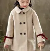 Pink Children039s Girls Girls Autunno e inverno inverno Pure Wool Coat produttore S 7659304