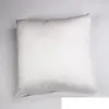 45*45cm DIY Blank Baumwolle Kissenbezug Für Wärme Transfer Druck Einfarbig Sofa Werfen Blank Sublimation Kissen fall