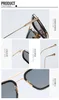 Fashion Flight Style Men Lunettes de soleil Men Square Design Sun Glasses OCULOS DE SOL RETRO VINTAGE SUNGLASSES POUR MALE5291802