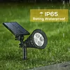 Solar Lawn Light IP65 Vattentät Spotlight Outdoor Garden Spotlights Patio Landscape Pathway Light Decoration Lights Solar Lamps