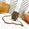 M44914 M61112 Телефон Box Holvas Bag Регулируемый ремешок дизайнер подлинный теленок кожаная мини золотая цепь сумка сумка сумка