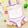 OnePieces 28Y Baby Girl Swimwear One Piece Swim Suit Print Summer Korean Style Children Swimsuit Kids Bathing Suits Girls Beach 2381953