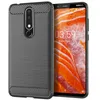 Carbon Fiber Texture Slim Armor Brushed TPU CASE COVER FOR Nokia 3 plus 9 PureView x3 x5 x7 2.1 3.1 5.1 7.1 8.1 8 Sirocco 100pcs