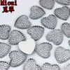 Micui 200 Stück 13 mm Herz-Acryl-Strass-Kristalle mit flacher Rückseite, nicht nähend, für Kleidung, Kleid, Dekorationen, Schmuck, Zubehör, ZZ7432685