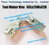 edm 공구 제작자 Vise (Small) 최대 개방 : 0-20mm (L = 65, W = 25, H = 32), 와이어 컷 EDM Toolmaker Vise 1 인치 죠 오프닝 와이어 컷 edm 머신 용 20mm