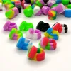 STOCK à Los Angeles USA RAPIDE 500pcs lot 2ml pots en silicone antiadhésifs dab cire récipient en silicone pour dabs silicone cont224p