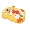 Dorimytrader Cartoon Chick Bed Plush Soft Animal Chick Beanbag Tatami Alfombra Sofá Mat Saco de dormir para niños Regalo Decoración DY60844