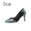 Genuine Leather Women Shoes High Heels Luxury Woman Pumps Pointed Toe Wedding Shoes Heels Spring Autumn Dress Shoes Plus Size 44