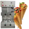 Vender nueva máquina de conos de pizza, máquina automática de pizza de acero inoxidable con dos paraguas, máquina automática