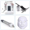 New Water Casca Microdermoabrasão Hydra Skin Dermaabrasão Facial Diodo em Levado PDT Máscara Oxygen Jet Rosto Elevador Ultrasonic Home Facial Beauty Machine