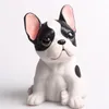Francês Bulldog Estátua Simulação Animal Bonito Cão Acessórios de Decoração Para Casa Para Sala de estar