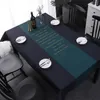 Nordic Simple Ins Table Cloth Waterproof Wash Rectangular Cotton Linen Table Tyg Fast Color Light8416408