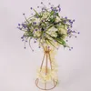 Wedding Gold Centerpieces Tall Metal Flower Vase Wedding Decoration Party Road Lead Floor Vase Event Party Decoration