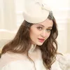 New Church Kentucky Derby Wedding Party Sinamay Wide Brim Dress Hat Princess Royal Gauze Cloth Berea Stewardess Female Hat Hair Accessories