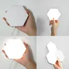 Sensor de bricolaje Quantum lámpara Light Touch modular hexagonal luz de la lámpara LED de la noche de los hexágonos magnética creativa decoración de la pared Lampara