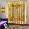 Cortinas 3D de cortina de anjo à prova de vento à prova de vento para o quarto de estar cortinas de ouro do quarto de estar cortinas de ouro5985678