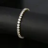 3A zircon women's bracelet stainless steel crystal elegant temperament birthday holiday gift bracelet