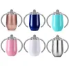 8oz 14oz Stainless Steel Sippy Pacifier Cup Vacuum Insulated Cups Wine Glass Coffee Beer Mugs Kids Milk Cups CCA11367