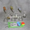 5 renk dab teçhizat cam bong su boruları kuvars banger kase petek bongs baş mini boru balmumu yağı kuleleri küçük fıskiye henaze beher