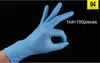 rubber cleaning gloves powder free nitrile latex gloves disposable antiskid exam convenient dispenser nitrile glove 1lot100piece vt0294