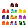 Paire Silicone Résistant À La Chaleur Doigt Couverture Cap Protecteur Fumer Résistant À La Chaleur Isolation Thermique Doigt Gants Garde NC Kit Ensemble Dab Rigs Cire Huile Outil Accessoires