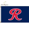 MiLB Tacoma Rainiers Bandeira 3*5ft (90cm*150cm) Poliéster Banner decoração voando casa jardim Presentes festivos