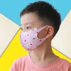 Cartoon Printed Children Face Mask Shield Washable Reusable Ice Silk Cotton Mouth Masks Dust Mask Kids Ventilate UV-proof Designer Masks