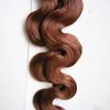 Hud väft Remy Tape In Hair Extensions 40st Tape In Human Hair Extensions Double Drawn Remy Human Hair Tape Extensions