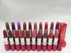 Drop Ship Matte Lipstick M Makeup Luster Retro Lipsticks Frost Sexig Matte Lipsticks 3G 20 Färger Läppstift med engelska namn