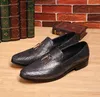 Italian New Khaki Men Loafers Style Rivet Slip-on Party Wedding Black Veet Dress Shoes Men's Flats 37-45 X69 544 's 41530