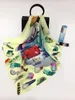 gorgeous SQUARE 100% Real Mulberry SILK SCARF Silk Satin Neckerchiefs factory sale MIXED 50 pcs/lot #4102