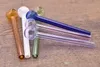 Color Handcraft Pyrex Glass Oil Palnik Rury Mini Palenie Rury Rury Grube Szklane Rury Nail Kolorowa Rura Do Dab Rig Bong