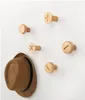 Screw cap Hooks Ins Solid Wood racks Creative clothes Hook Nordic Wall Decorative Home Storage