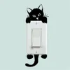 New Kitten Bedroom Switch Wallpaper Adesivo da parete 3D rimovibile impermeabile