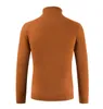 Turtle Mens camisola de malha cor sólida Pescoço Casual Inverno Sweater masculino mangas compridas de lã shirt Atutumn Mens Pullover