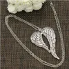Nieuwe Mode Tibetan Silver Angel Wings Kettingen Charms voor Dames Choker Collier Wicca Pagan Gothic Vintage Sieraden