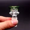 Mobius glass bowl slide flower For Bong Hookahs with meshes glass screen18.8mm 14.4mm joint bowls water pipes and bongs smoking