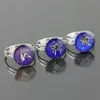 Cool 12pcs Changing Color 12 constellations Mood Rings Feeling Emotion Temperature Zodiac Mood Rings for Adults Children Gifts MR15642868